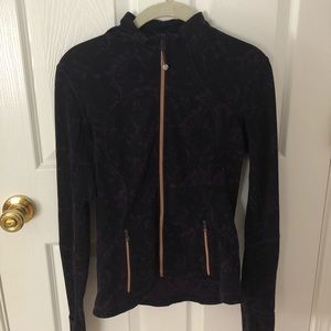 Lululemon Purple and Gold Zip Up